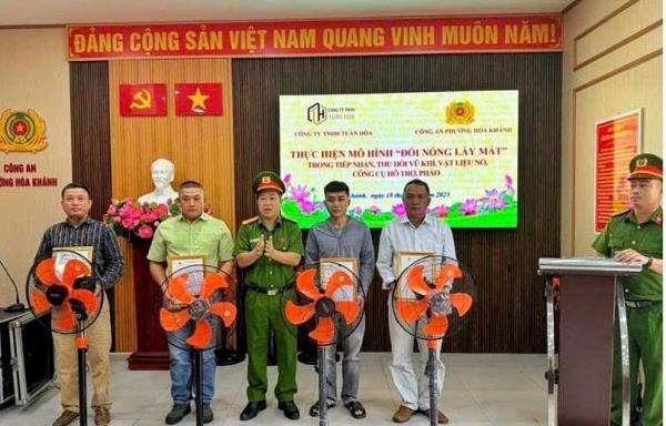 Hiệu quả từ mô hình Đổi nóng lấy mát của Công an phường Hòa Khánh