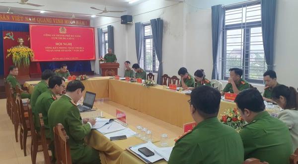 Công an các xã trong Cụm thi đua số 12 hoàn thành tốt nhiệm vụ được giao