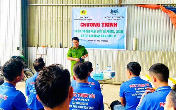 Tuyên truyền phòng chống ma túy, hướng đến xây dựng môt hình doanh nghiệp không ma túy