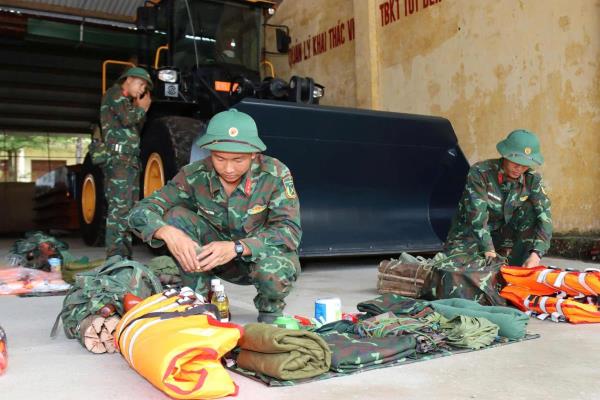 Hơn 4.300 CBCS của Bộ Quốc phòng và Quân khu 5 sát cánh cùng người dân Gia Lai ứng phó bão số 13