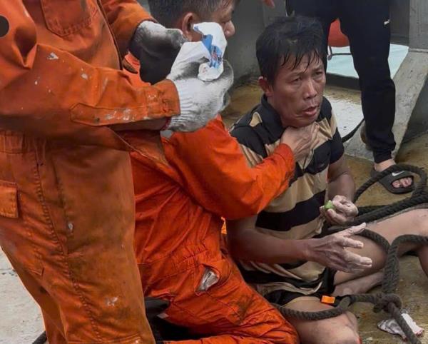 Tìm thấy một trong ba ngư dân mất tích trên biển Lý Sơn