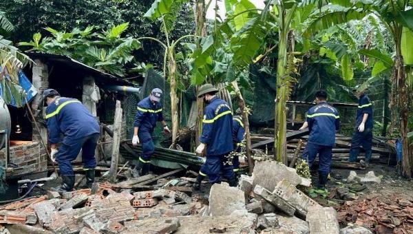 Chiến dịch Quang Trung khẩn trương hoàn thành 2 nhà tại thôn Phước Lâm và Lập Thuận, xã Hà Nha