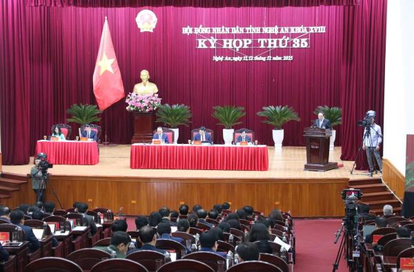 Hai nhóm vấn đề thời sự được đưa ra chất vấn tại Kỳ họp thứ 35, HĐND tỉnh Nghệ An khóa XVIII