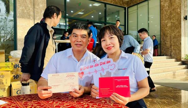 Công ty thủy điện Sông Tranh hiến 29 đơn vị máu tại Chương trình Tuần lễ hồng EVN lần thứ XI