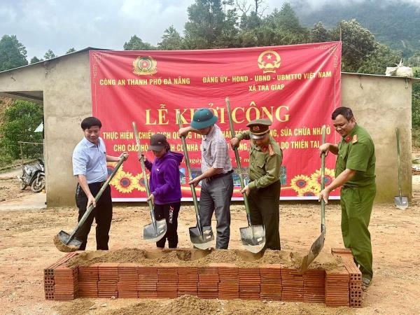 Xã Trà Giáp triển khai Chiến dịch Quang Trung hỗ trợ người dân bị thiệt hại do thiên tai