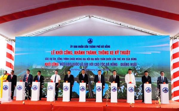 Khởi công nút giao thông QL14B với cao tốc Đà Nẵng – Quảng Ngãi