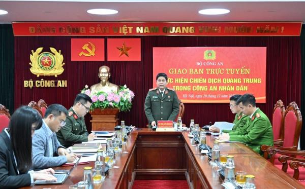 Tiếp tục thể hiện quyết tâm, thực hiện hiệu quả Chiến dịch Quang Trung trong Công an nhân dân