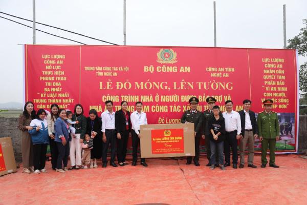Bộ Công an tổ chức nhiều công trình an sinh xã hội tại Nghệ An