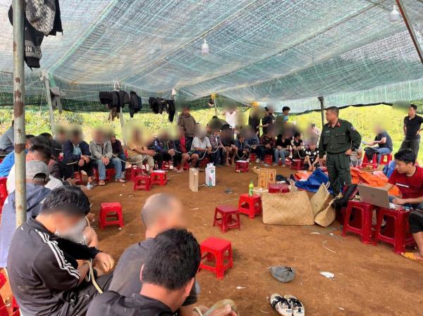 Công an Lâm Đồng đánh mạnh tội phạm cờ bạc dịp cuối năm