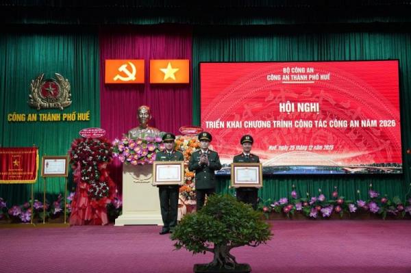 Công an TP Huế kiến tạo môi trường an ninh, an toàn phục vụ phát triển kinh tế - xã hội