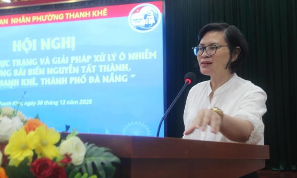 Bàn giải pháp xử lý ô nhiễm môi trường bãi biển Nguyễn Tất Thành