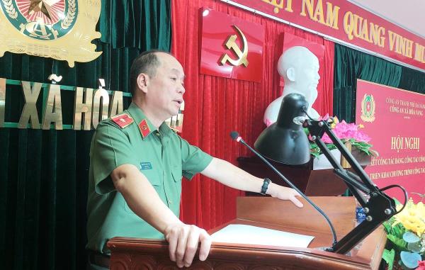 Công an xã Hòa Vang tiếp tục đẩy mạnh thực hiện tốt phương châm Lúc dân cần, lúc dân khó, có Công an