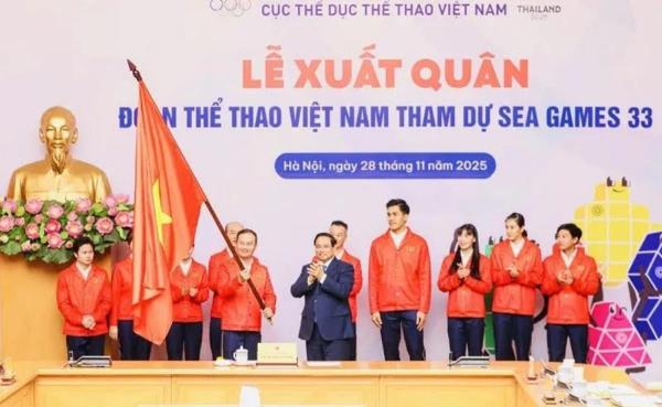 Lễ thượng cờ của Đoàn Thể thao Việt Nam sẽ diễn ra ngày 8-12