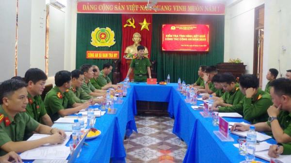 Công bố kết quả kiểm tra công tác Công an tại các xã miền núi TP Đà Nẵng