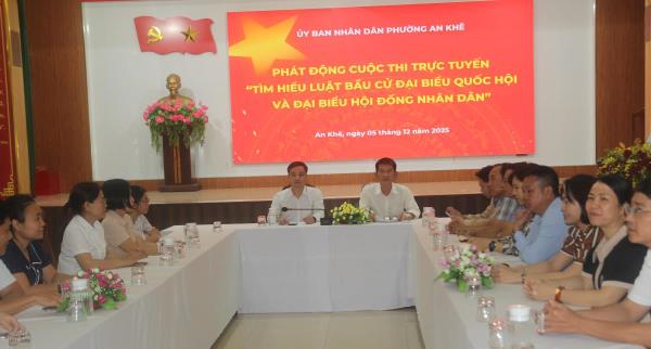 Phát động cuộc thi trực tuyến Tìm hiểu Luật Bầu cử đại biểu Quốc hội và đại biểu Hội đồng nhân dân