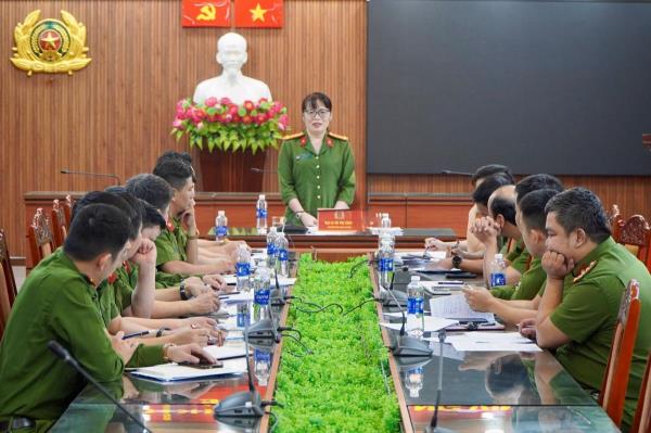 Lãnh đạo Công an TP Đà Nẵng làm việc với Công an các địa phương