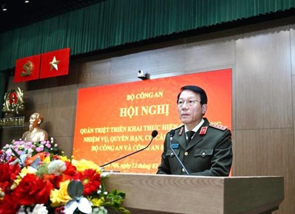 Khẩn trương sắp xếp, đưa mô hình tổ chức mới của Bộ Công an đi vào hoạt động