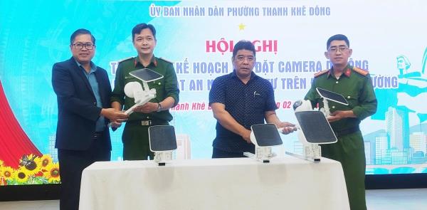 Triển khai thí điểm lắp đặt camera di động giám sát ANTT trên địa bàn cấp phường