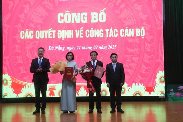 TP Đà Nẵng công bố các quyết định về công tác cán bộ