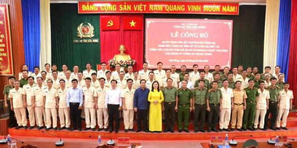Công an tỉnh Đắk Nông triển khai mô hình tổ chức mới theo Đề án số 25 của Đảng ủy Công an Trung ương