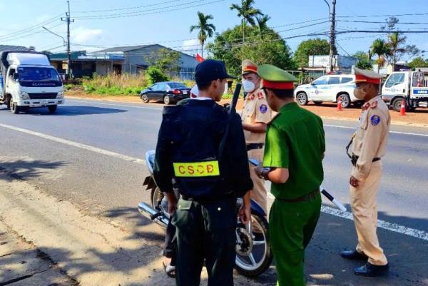 Công an Đắk Nông bảo đảm TTATGT, không bỏ trống địa bàn sau khi giải thể Công an cấp huyện