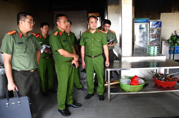 Lãnh đạo Công an tỉnh Quảng Nam kiểm tra công tác tiếp nhận Cơ sở cai nghiện ma túy