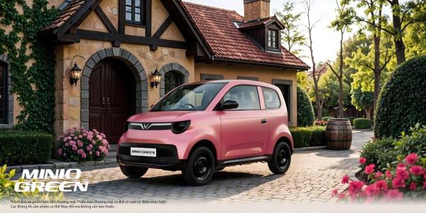 Từ 2 bánh lên 4 bánh, VinFast Minio Green tiện hơn cả xe máy