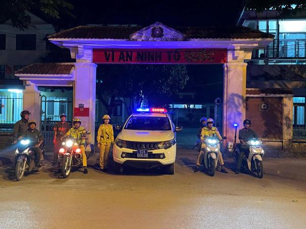 Cảnh sát giao thông Công an tỉnh Quảng Nam tăng cường đảm bảo ATGT dịp lễ