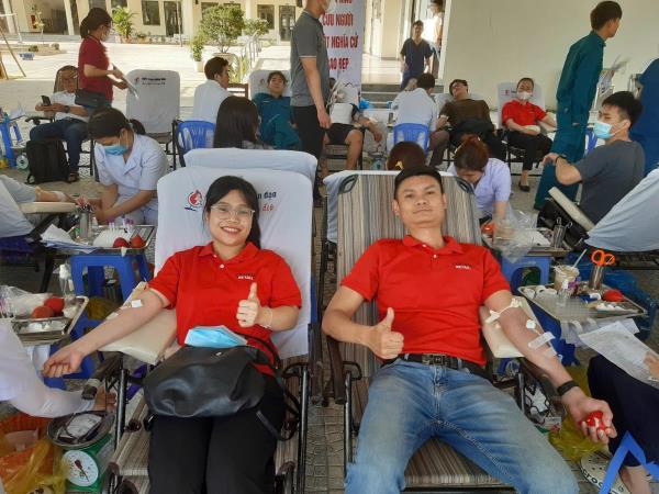Tiếp nhận hơn 600 đơn vị máu tại Ngày hội Hiến máu tình nguyện
