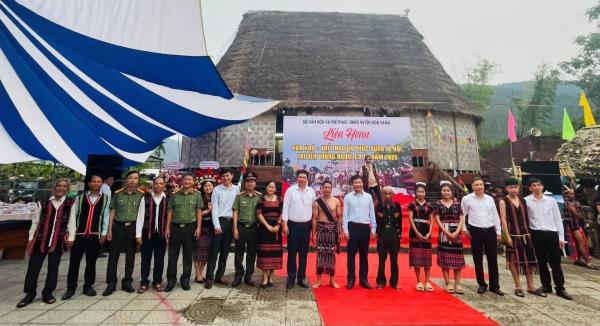 Liên hoan văn hóa thể thao và phục dựng Lễ hội truyền thống người Cơ Tu năm 2025 tại Hòa Bắc