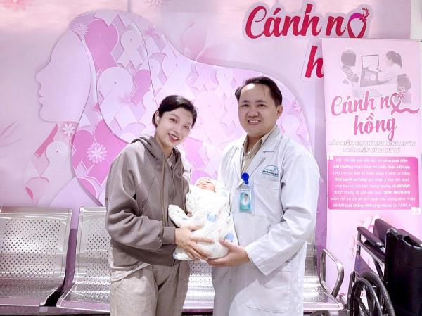 Sản phụ 30 tuổi chiến thắng ung thư vú, thực hiện giấc mơ làm mẹ