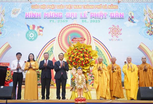 Lãnh đạo thành phố Đà Nẵng dự Đại lễ Phật đản PL. 2569 – DL. 2025