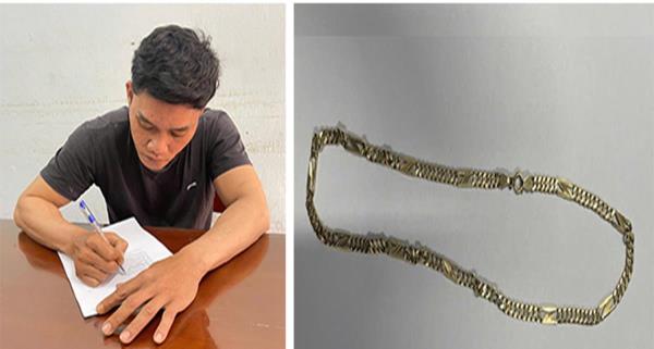 Giả dạng thượng đế cướp giật dây chuyền vàng