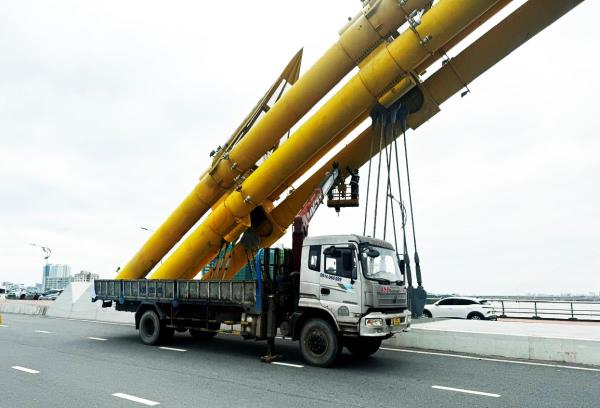 Đà Nẵng ứng dụng công nghệ AI kiểm tra vết nứt trên cầu