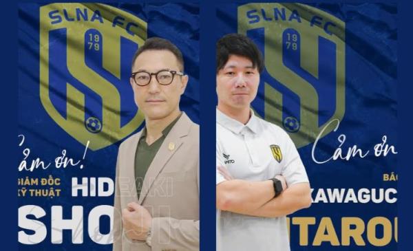 CLB SLNA chia tay 2 chuyên gia Nhật Bản