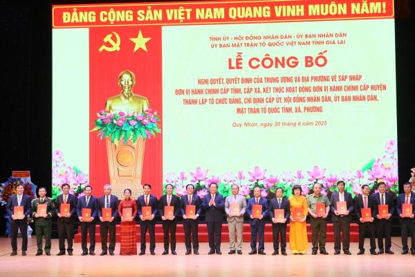 Gia Lai mới chính thức thành lập, hợp nhất từ Gia Lai và Bình Định