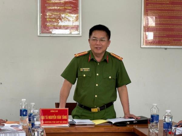 Lãnh đạo Công an TP Đà Nẵng thăm, làm việc với các đơn vị, địa phương