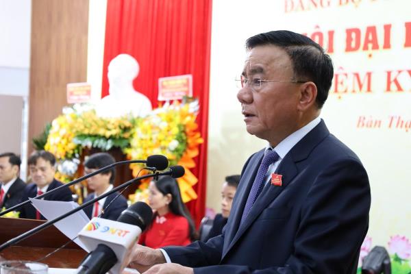 Thường trực Ban Bí thư Trần Cẩm Tú dự Đại hội Đảng bộ phường Bàn Thạch