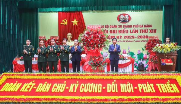 Đại hội Đảng bộ Quân sự thành phố Đà Nẵng nhiệm kỳ 2025- 2030 thành công tốt đẹp