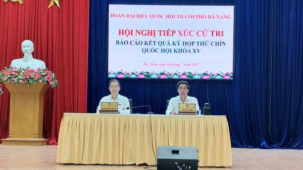 Đoàn Đại biểu Quốc hội thành phố Đà Nẵng tiếp xúc cử tri các xã Hòa Vang, Hòa Tiến và Bà Nà