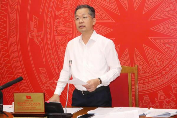 Bí thư Thành ủy Đà Nẵng Nguyễn Văn Quảng đánh giá cao kết quả bước đầu triển khai thực hiện Nghị quyết số 57-NQ/TW