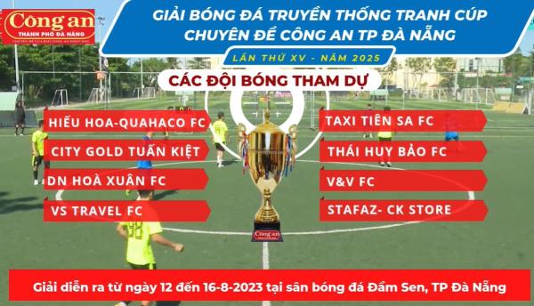 ⚽️Sẵn sàng cho Giải bóng đá truyền thống tranh Cúp Chuyên đề Công an TP Đà Nẵng lần thứ XV - năm 2025🏆🥇🥈🥉