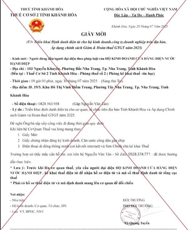 Cảnh giác thủ đoạn giả danh cơ quan thuế để lừa đảo