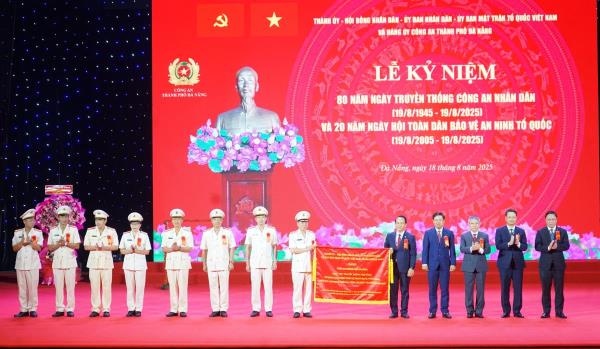 Đà Nẵng long trọng tổ chức Lễ kỷ niệm 80 năm Ngày truyền thống lực lượng Công an nhân dân Việt Nam