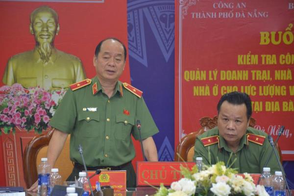 Cục Quản lý và xây dựng doanh trại (Bộ Công an) làm việc với Công an TP Đà Nẵng