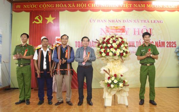 Xã Trà Leng phát huy hiệu quả sức mạnh của nhân dân trong sự nghiệp bảo vệ an ninh Tổ quốc