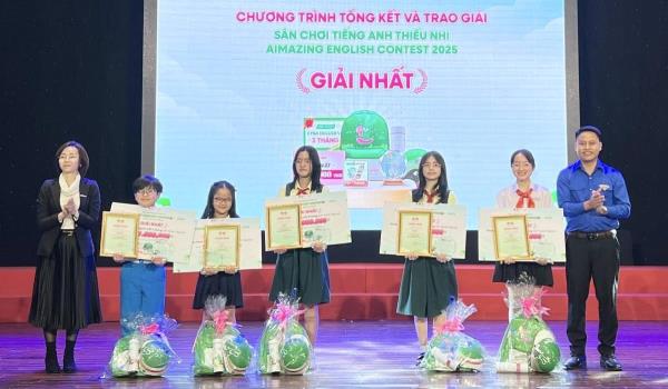 Trao giải  AImazing English Contest 2025 và khai mạc Ngày hội tiếng Anh thiếu nhi Đà Nẵng