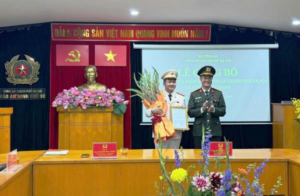 Bổ nhiệm Trung tá Chu Quốc Dũng giữ chức vụ Trưởng Ban Biên tập An ninh Thủ đô