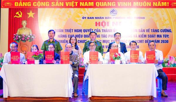 Hòa Cường đặt lộ trình đạt Phường không ma túy vào năm 2029