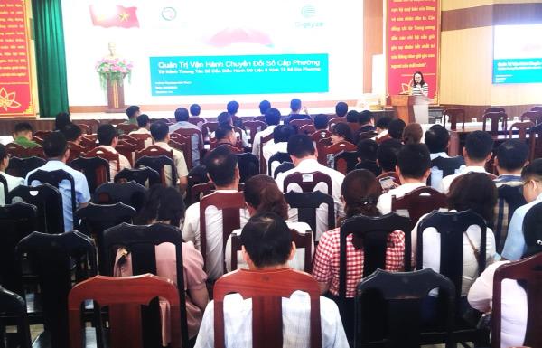 Phường An Khê tổ chức tập huấn quản trị vận hành và tương tác số trong công tác hành chính địa phương